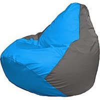Кресло-мешок Flagman Груша Медиум Г1.1-274 (голубой/серый)
