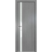 Межкомнатная дверь ProfilDoors 6ZN 90x200 (грувд серый/стекло белый лак)