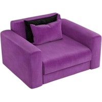 Интерьерное кресло Craftmebel Мэдисон (вельвет, фиолетовый)