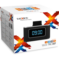 Настольные часы TeXet TRC-307 (черный)