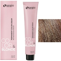 Крем-краска для волос Sergio Professional Color&Blonde 8.31 блондин золотисто-пепельный глазированный