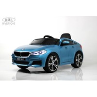 Электромобиль RiverToys BMW 6 GT JJ2164 (синий глянец)