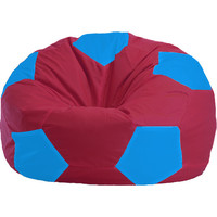 Кресло-мешок Flagman Мяч М1.1-310 (бордовый/голубой)