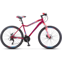 Велосипед Stels Miss 5000 MD 26 V020 р.18 2023 (вишневый/розовый)