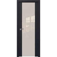 Межкомнатная дверь ProfilDoors 22U L 90x200 (черный матовый/lacobel перламутровый лак)