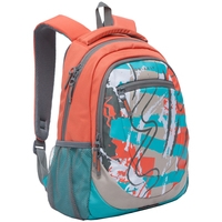 Школьный рюкзак Grizzly RD-751-1/2 (розовый/зеленый)