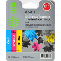Картридж CACTUS CS-CL511 многоцветный (аналог Canon CL-511 Color)