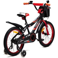 Детский велосипед Delta Sport 16 2020 (черный/красный)