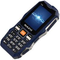 Кнопочный телефон Maxvi P100 (синий)