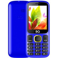 Кнопочный телефон BQ-Mobile BQ-2440 Step L+ (синий/желтый)