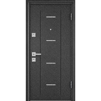 Металлическая дверь Torex Дельта MP-28 205x96 (черный/серый, правый)