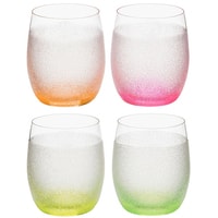 Набор стаканов для воды и напитков Bohemia Crystal Neon fronzen 25180/D4939/300
