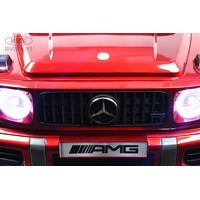 Электромобиль RiverToys Mercedes-AMG G63 G111GG (красный глянец)