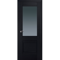 Межкомнатная дверь ProfilDoors Классика 2U L 70x200 (черный/стекло графит)