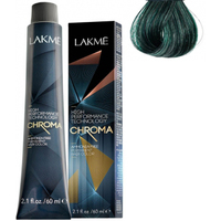 Крем-краска Lakme Chroma Ammonia Free Permanent 0/10 зеленый 60 мл
