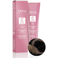 Крем-краска для волос Tefia Color Creats 6/36 (блондин орех)