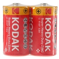 Батарейка Kodak Super Heavy Duty C 2 шт. (пленка)