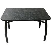 Кухонный стол Solt 100x60 (костило темный/ноги усиленные шелби-дуо черные)