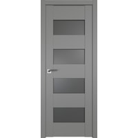 Межкомнатная дверь ProfilDoors 46U L 80x200 (грей/стекло графит)