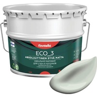 Краска Finntella Eco 3 Wash and Clean Pinnattu F-08-1-9-LG168 9 л (серо-зеленый)