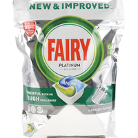 Капсулы для посудомоечной машины Fairy Platinum All in 1 (64 шт)