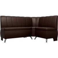 Угловой диван Mebelico Кантри 60337 (коричневый)