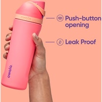 Бутылка для воды Owala FreeSip Stainless Stee Hyper Flamingo OW-FS24-SSHF (розовый)
