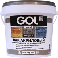 Лак GOL Wood Акриловый 0.9 кг (глянцевый)
