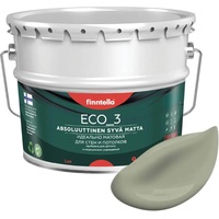 Краска Finntella Eco 3 Wash and Clean Suojaa F-08-1-9-LG78 9 л (серо-зеленый)