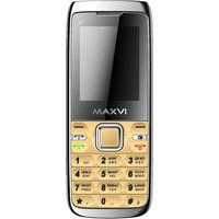 Кнопочный телефон Maxvi M3 Gold