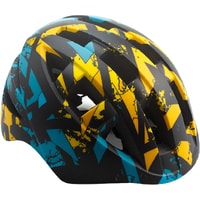Cпортивный шлем Cigna WT-022 (р. 48-53, желтый/бирюзовый/черный)