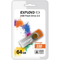 USB Flash Exployd 530 64GB (оранжевый) [EX064GB530-O]
