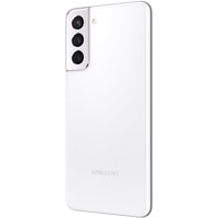Смартфон Samsung Galaxy S21 5G SM-G991B/DS 8GB/128GB Восстановленный by Breezy, грейд B (белый фантом)