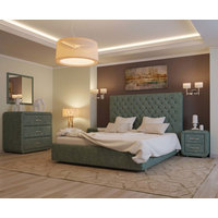 Кровать Уют Богема 200х180 (velvet lux 79)
