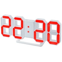 Настольные часы Perfeo Luminous PF-663 (белый/красный)