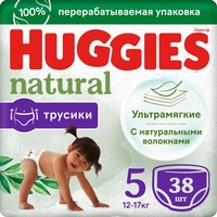 Трусики-подгузники Huggies Natural Mega 5 12-17кг (38 шт)