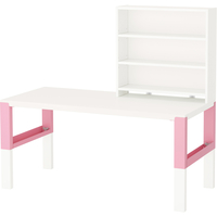 Стол Ikea Поль (белый/розовый) 592.512.75