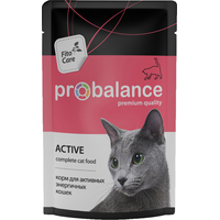 Консервированный корм для кошек Probalance Active (для ведущих активный образ жизни) 85 г