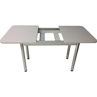 Кухонный стол Solt СТД-10 (серый/ноги круглые хром)