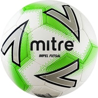 Футзальный мяч Mitre Futsal Impel A0029WC5 (4 размер, белый/зеленый/серый)