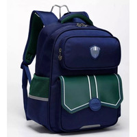 Школьный рюкзак Sun Eight SE-22006 (темно-синий/зеленый)