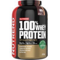 Протеин сывороточный (изолят) Nutrend 100% Whey Protein (2250г, шоколад/лесной орех)