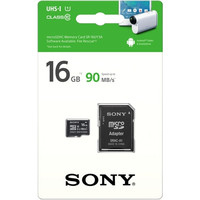 Карта памяти Sony microSDHC (Class 10) 16GB + адаптер [SR16UY3AT]