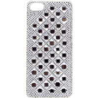 Чехол для телефона iPoint Стразы ромб серебро для iPhone 5/5S