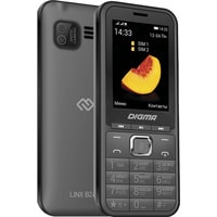 Кнопочный телефон Digma Linx B241 (серый)
