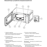 Микроволновая печь BQ MWO-20004ST/W