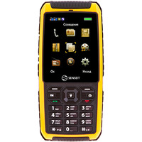 Кнопочный телефон Senseit P101 Yellow