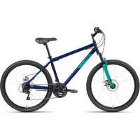 Велосипед Altair MTB HT 26 2.0 D р.19 2022 (темно-синий/бирюзовый)