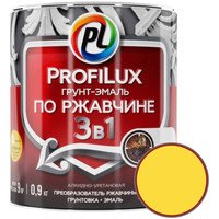 Грунт-эмаль Profilux По ржавчине 3в1 (0.9 кг, желтый)