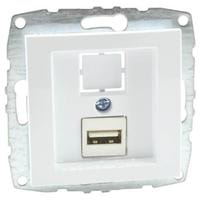 Розетка USB Mono Electric 500-001905-144 (White)